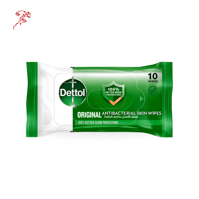 Dettol original wipes 10 Dettol Original Antibacterial Skin Wipes - 10 Count - Image 1